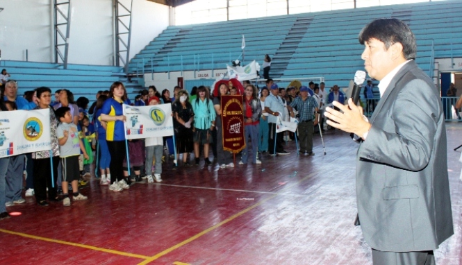 Alcalde de Calama, Esteban Velásquez en inauguración del encuentro