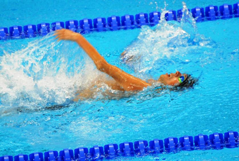Alberto Abarza bate tres récords parapanamericanos en Sao Paulo.
