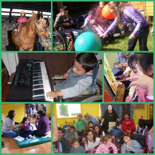 Integrantes del Centro de Rehabilitación Cerepa de la región de Los Lagos.
