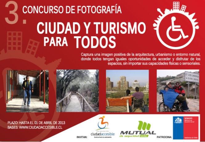 Afiche del concurso con las fotografías ganadoras en concursos anteriores.