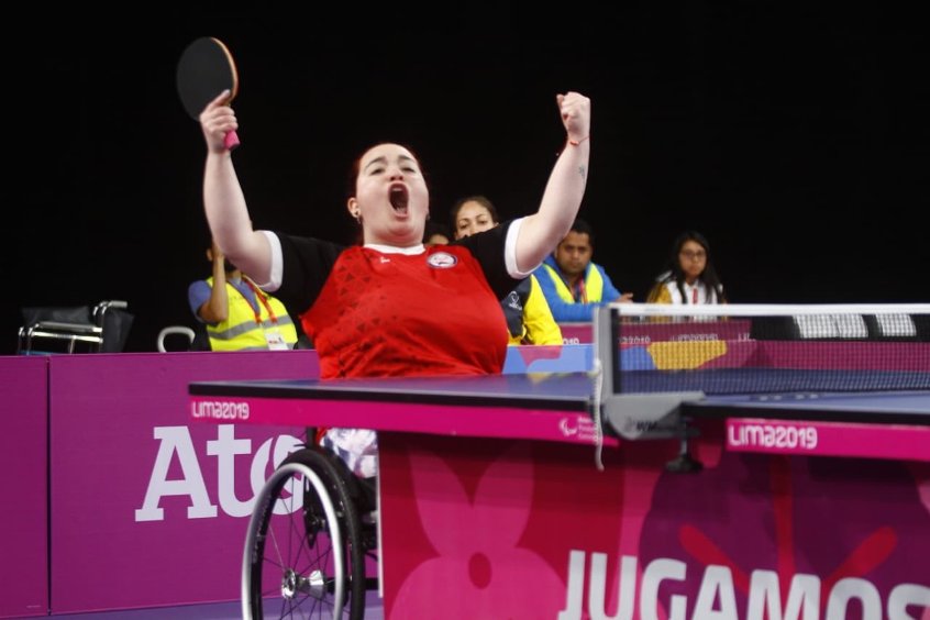 Tamara Leonelli le da el primer oro a Chile en los Parapanamericanos.