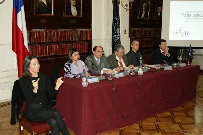 Panel de expositores