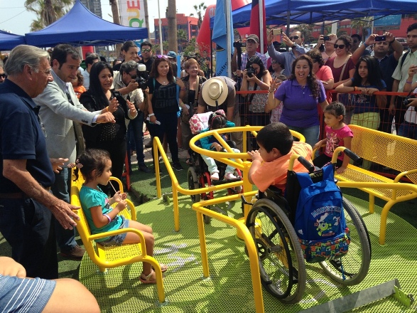 En Iquique se inaugura Plaza Inclusiva con financiamiento Senadis