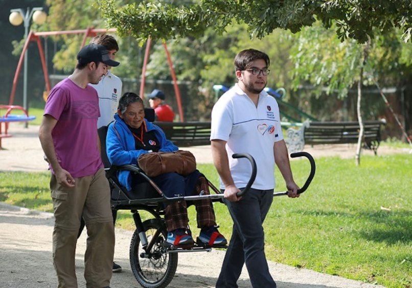 Participantes de la 11ª versión de la Caminata Inclusiva 