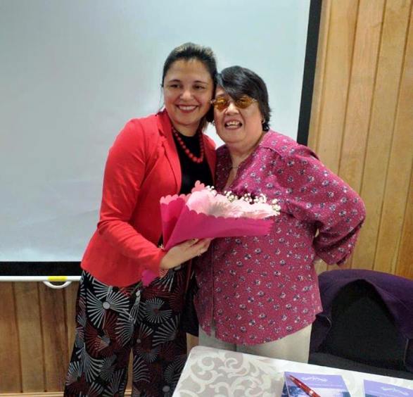 María Antonieta Barrientos junto a Soledad Cárdenas.