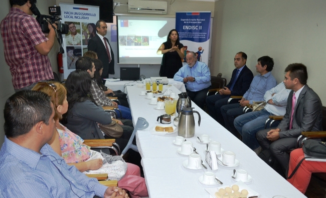 Autoridades en la actividad presentan las cifras del II Estudio Nacional de la Discapacidad