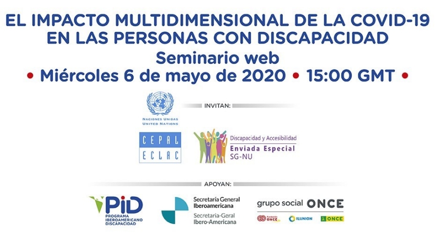 Seminario web: El impacto multidimensional de la COVID-19 en las personas con discapacidad