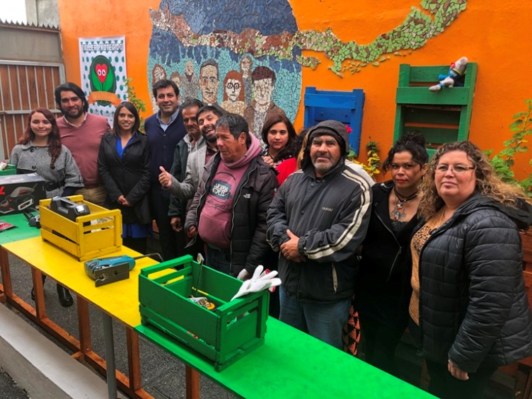 Autoridades visitaron la Hospedería del Hogar de Cristo para realizar el lanzamiento EDLI 2019.