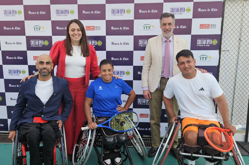 Ministra del Deporte y SENADIS dan inicio al Chilean Open, torneo internacional de tenis en silla de ruedas