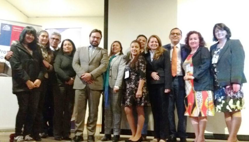 Autoridades participantes del seminario Discapacidad y Justicia realizado en Copiapó.