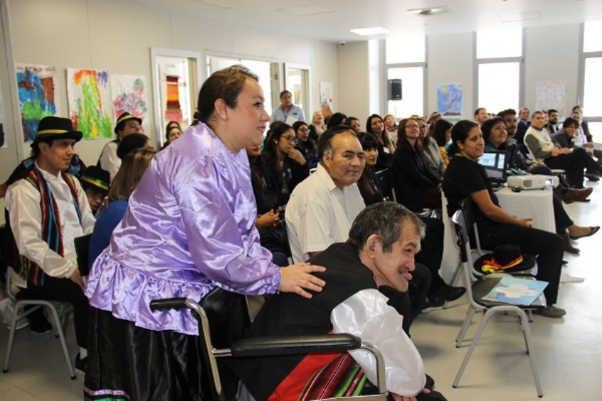 Pacientes del Servicio de Psiquiatría que asistieron a la actividad.