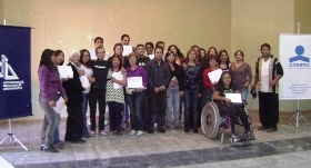 Las personas que participaron en el curso de capacitación.