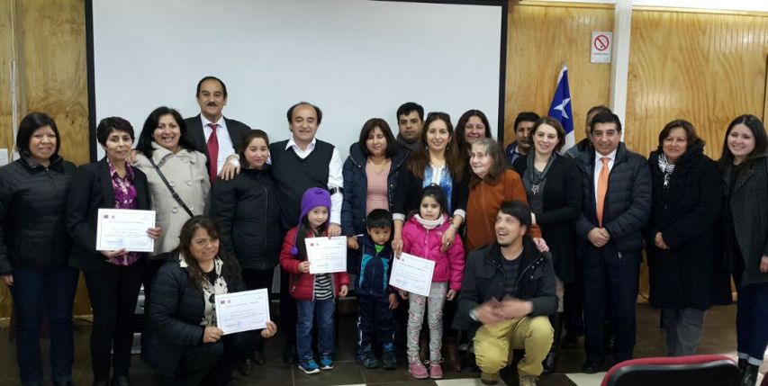 Participantes en la jornada de capacitación en Calbuco.