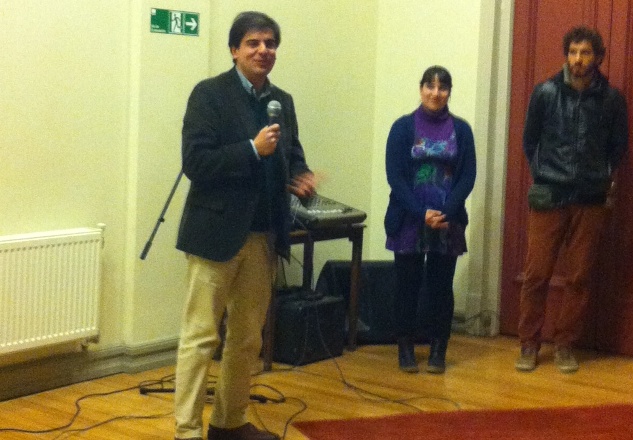 Juan Andrés Lerdo de Tejada, Jefe del Departamento de Inclusión Laboral y Accesibilidad de Senadis, en la actividad. 