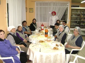 Integrantes del Curso de Capacitacion del Sence en Cocina Chilena