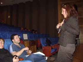 La profesional Jocelyn Franco de Senadis junto a los profesionales del Hospital Regional de Antofagasta.