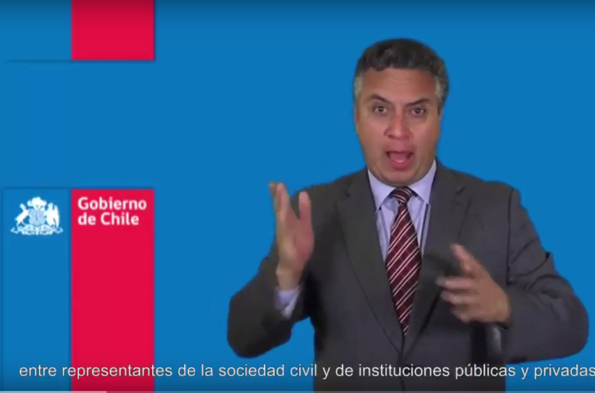 SENADIS hace llamado a canales de televisión para incorporar lengua de señas en información sobre emergencia