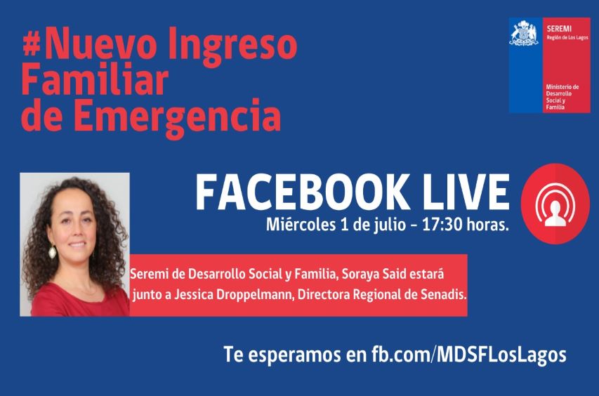 Desarrollo Social Los Lagos realizará charla sobre el Nuevo Ingreso Familiar de Emergencia