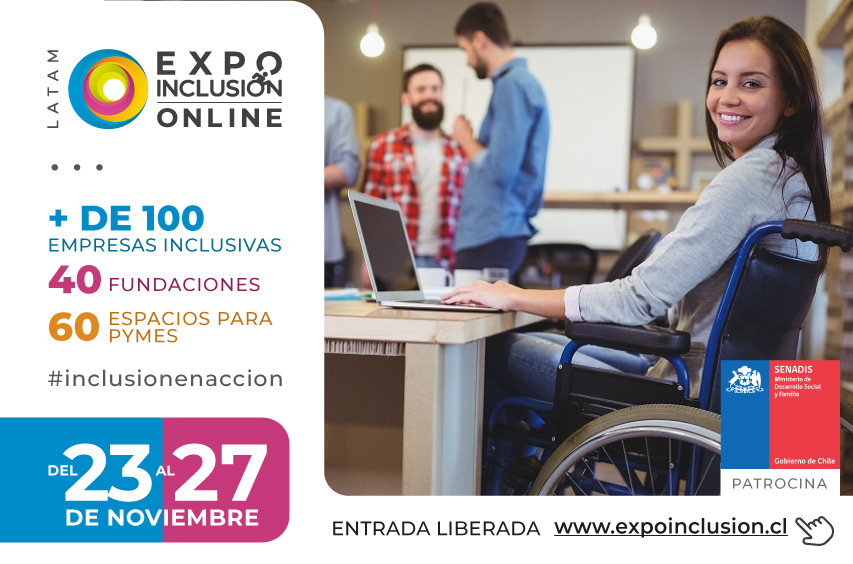 Con 2 mil puestos laborales y accesibilidad web debutará Expo Inclusión Online