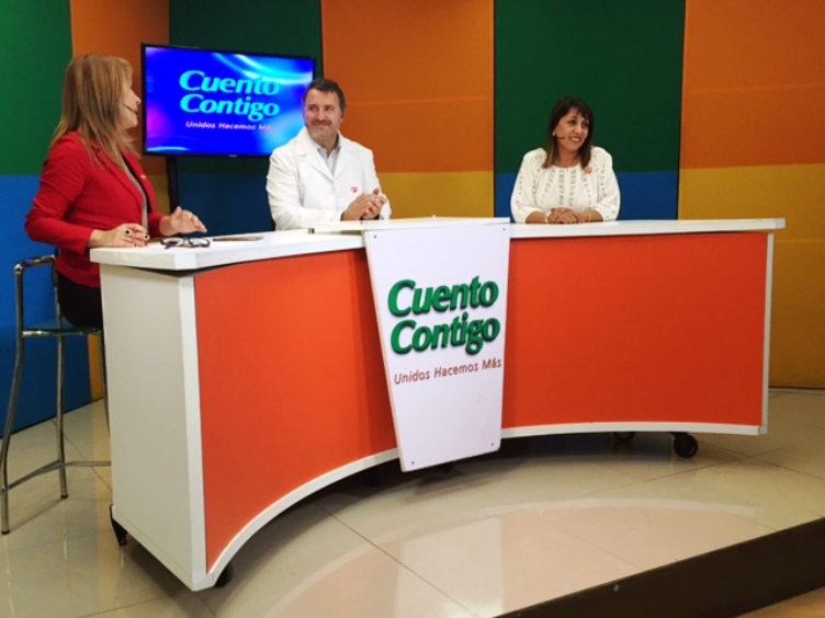 Directora Regional en el programa de televisión.