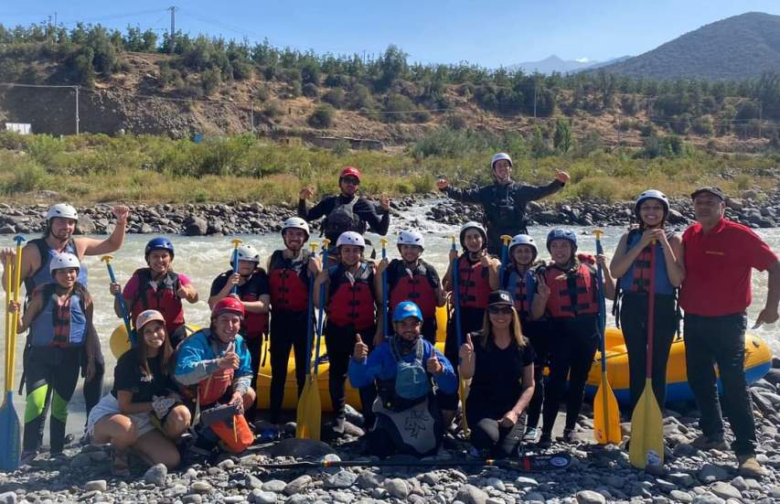 Personas con discapacidad auditiva realizaron el primer rafting inclusivo de la Región de O’Higgins