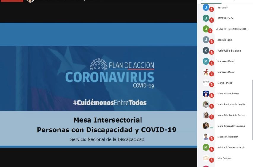 Gobierno junto a organizaciones sociales y organismos internacionales se unen para apoyar a personas con discapacidad frente a crisis por COVID-19 