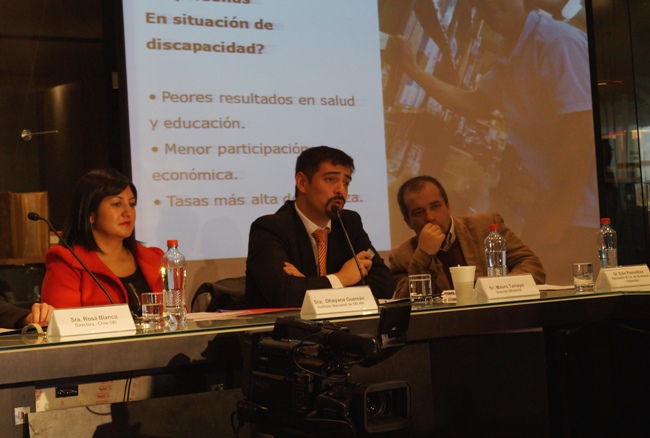 Director Nacional durante su intervención en el II Diálogo Participativo sobre Inclusión.