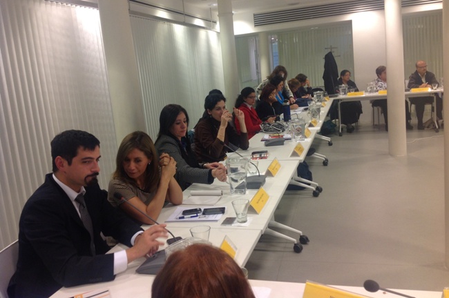 Director Nacional del Senadis durante su participación en la reunión de RIICOTEC.