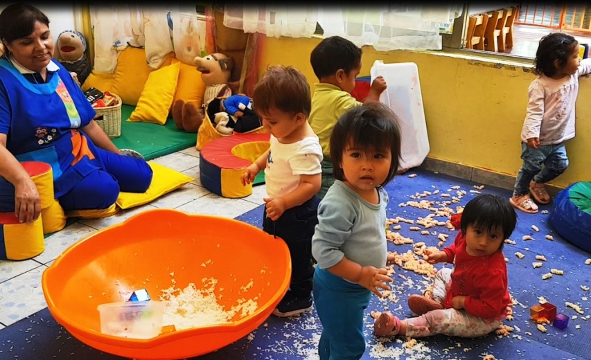 Niños y niñas que participaron en la actividad. 