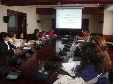 Asistentes a la Mesa Regional de la Discapacidad de Magallanes.