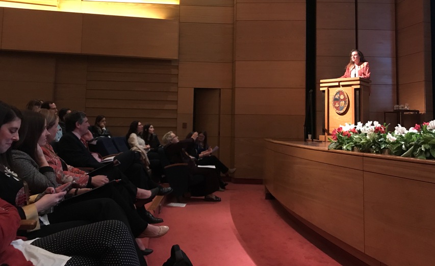 Directora Nacional durante la apertura del Seminario Ideas Inspiradoras.