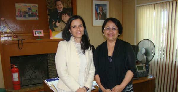 Directora Regional de Senadis junto a Seremi de Educación.