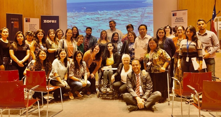 Representantes de organismos privados y públicos en seminario de inclusión laboral de personas con discapacidad