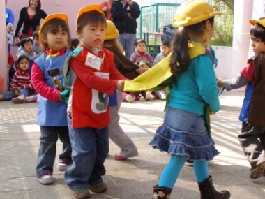 Niño con síndrome de Down de jardín infantil de Antofagasta que ejecuta proyecto Senadis.