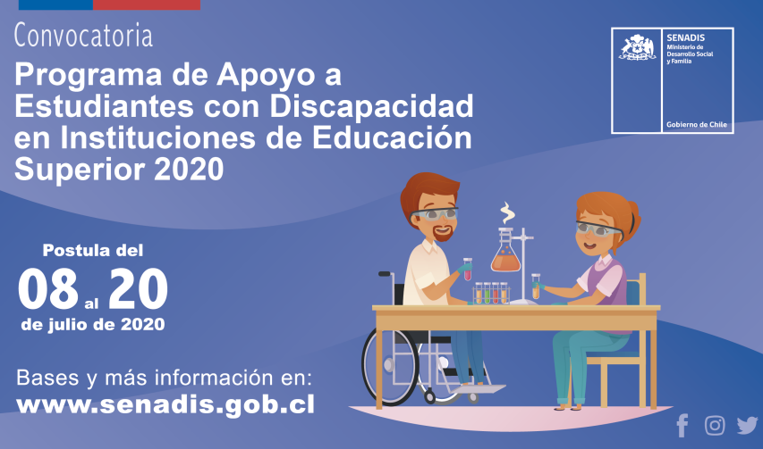 Programa de Apoyo a Estudiantes con Discapacidad en Instituciones de Educación Superior 2020.