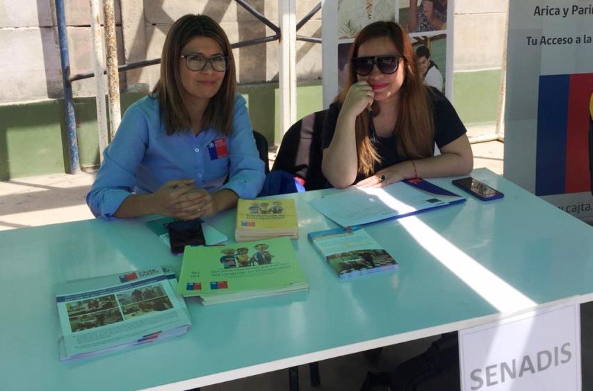 SENADIS Arica es parte de operativo social de servicios públicos en sector Pedregal