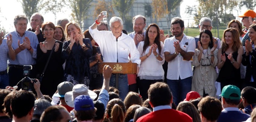 Presidente Piñera y Primera Dama relanzan Elige Vivir Sano.