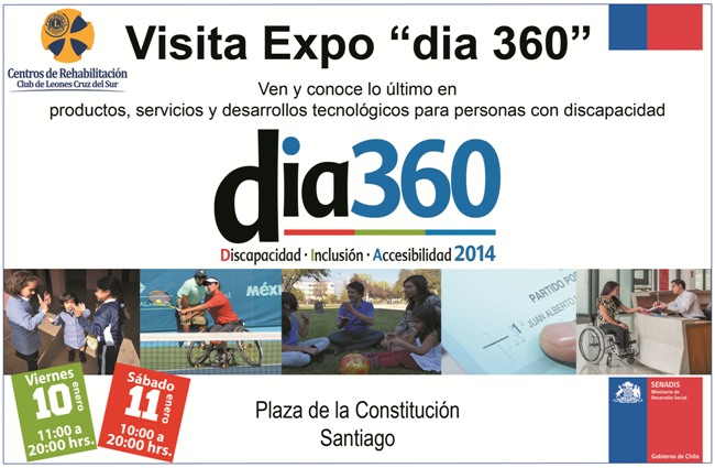 Promoción Expo dia 360 para personas con discapacidad