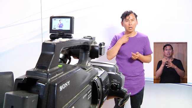 Intérprete en Lengua de Señas en Santa María TV