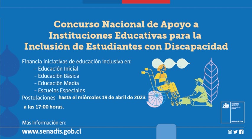 Hasta el 19 de abril se extiende plazo para postular al Concurso Nacional del Programa de Apoyo a Instituciones Educativas 2023