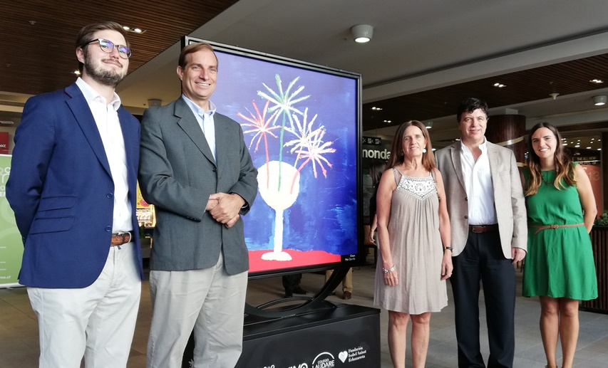 Director Nacional (s) de SENADIS junto a representantes de Fundación Descúbreme, VIVOcorp y Colegio Laudare.