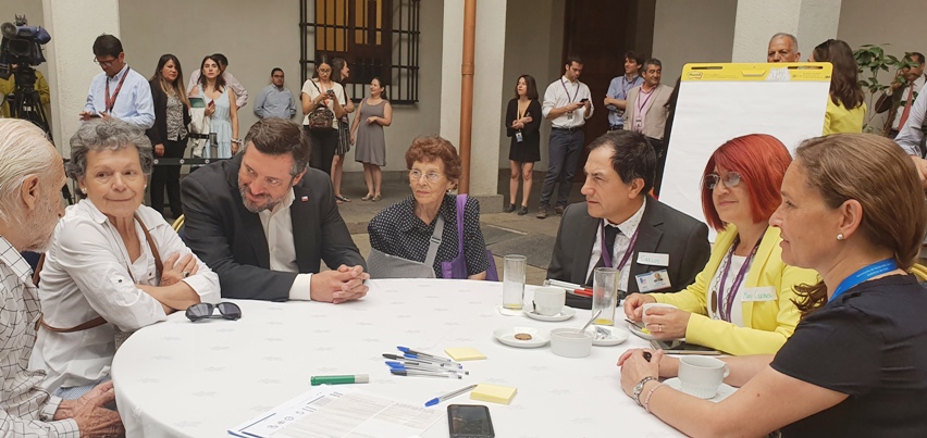 Personas que participaron al lanzamiento de la campaña comunicacional.