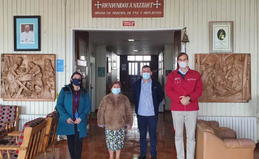 Director Nacional de SENADIS visita residencia Nazareth con mayor cobertura en el sur del país