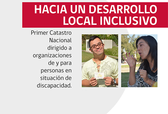 Afiche de difusión del Primer Catastro Nacional para organizaciones