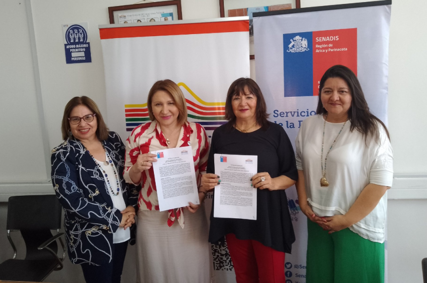 Senadis y CFTE Arica y Parinacota firman convenio de colaboración que promueve la inclusión educativa