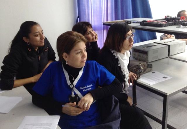 Profesionales que participan del curso