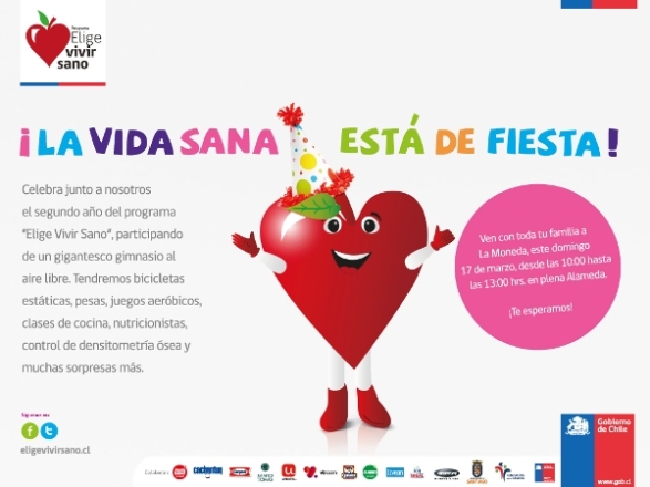 El corazón del programa Elige Vivir Sano