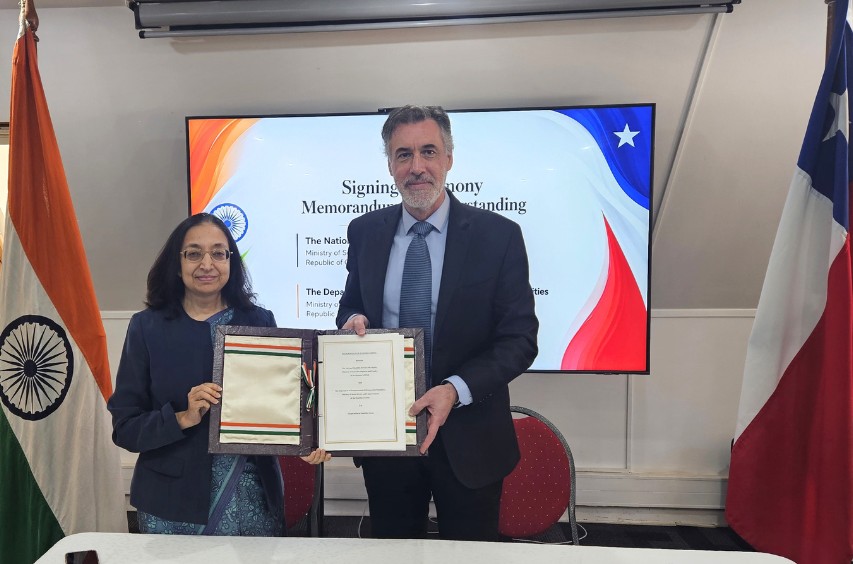 Chile oficializa Memorándum de Entendimiento con India para fortalecer la inclusión