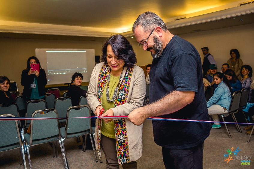 Directora Regional de Senadis en el tradicional corte de cinta.