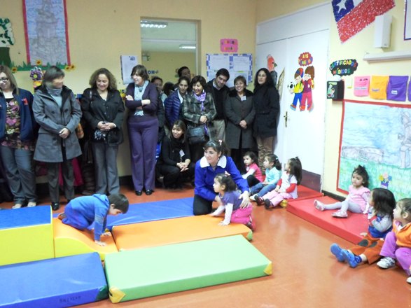 Las autoridades regionales de Senadis y JUNJI visitaron el Jardín Infantil Laguna Azul